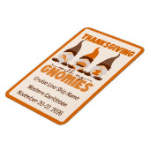 Thanksgiving met mijn Gnomies Cruise Door Magneet (Linkerzijde)