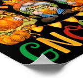 Thanksgiving met mijn Herfst najaar vibes Poster (Hoek)