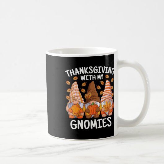 Thanksgiving met mijn kabouters Herfst Gnome herfs Koffiemok (Rechts)