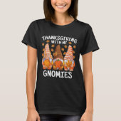 Thanksgiving met mijn kabouters Herfst Gnome herfs T-shirt (Voorkant)