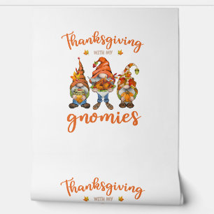 Thanksgiving met mijn najaarsgnomen turkije behang