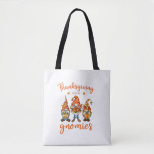 Thanksgiving met mijn najaarsgnomen turkije tote bag