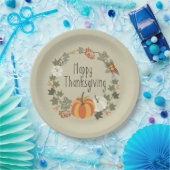Thanksgiving met pompoenpapier Bord (Feest)