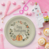 Thanksgiving met pompoenpapier Bord (Feest)