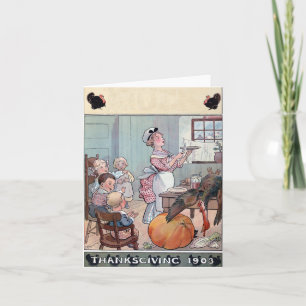  Thanksgiving met Turkije en pompoen 1903