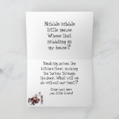 THANKSGIVING MICE Folded Wenskaart Kaart (Binnen)