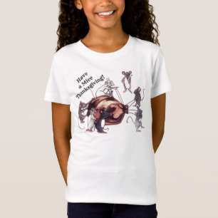THANKSGIVING MICE STEAL DE TURKIJE T-SHIRT