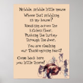 THANKSGIVING MICE STEAL POEM POSTER (Voorkant)