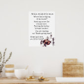 THANKSGIVING MICE STEAL POEM POSTER (Keuken)