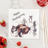 THANKSGIVING MICE STEAL TURKEY SERVET (Insitu)