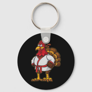 Thanksgiving Mma Kickboksen Judo Karate Gorgel Pla Sleutelhanger