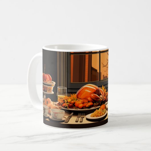 Thanksgiving Modern 3 Mok (Voorkant links)