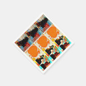 Thanksgiving Modern Art Collage Servet (Hoek)