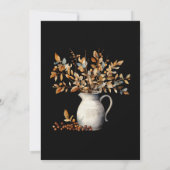 Thanksgiving Modern Elegant Friendsgiving Autumn Kaart (Achterkant)