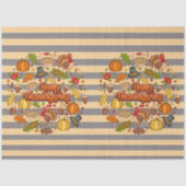 Thanksgiving Modern Mooi Herfst Collectie Tissuepapier (Voorkant)