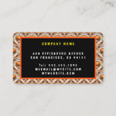 Thanksgiving Modern Pumpkin Autumn Collectie Visitekaartje (Achterkant)