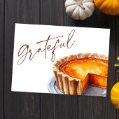 Thanksgiving moderne rustieke elegante Herfst dank Feestdagenkaart