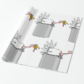 Thanksgiving Moe Turkije in Cooking Pot Humor Cadeaupapier (Uitgerold)