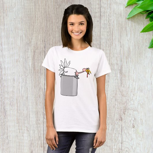 Thanksgiving Moe Turkije in Cooking Pot Humor T-shirt