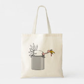 Thanksgiving Moe Turkije in Cooking Pot Humor Tote Bag (Achterkant)