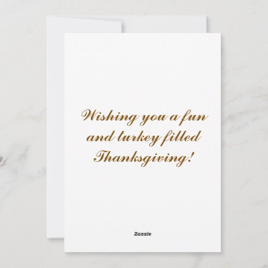 Thanksgiving Mona Lisa Pilgrim Feestdagenkaart (Achterkant)