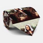 Thanksgiving Mona Lisa Pilgrim Stropdas (Opgerold)