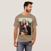 Thanksgiving Mona Lisa Pilgrim T-Shirt (Voorkant volledig)