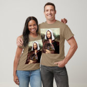 Thanksgiving Mona Lisa Pilgrim T-Shirt (Unisex)