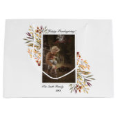 Thanksgiving mooie herfstslag foto groot cadeauzakje (Voorkant)