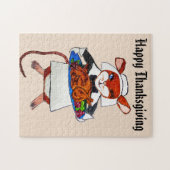 THANKSGIVING MOUSE PILGRIM LEGPUZZEL (Horizontaal)