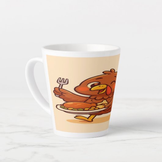 Thanksgiving Mug: Feast Mode Activated Latte Mok (Linkerhoek)