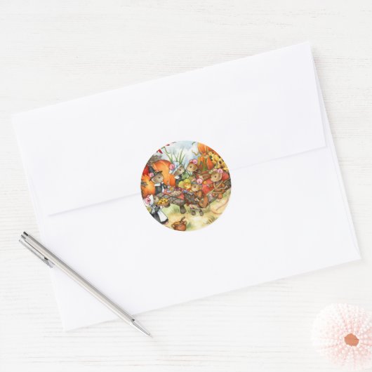 Thanksgiving Muizen - Schattigee Stickers (Envelop)