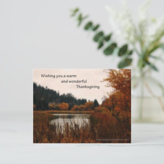 Thanksgiving na Kaart (Staand voorkant)