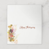 Thanksgiving Naam Plaats kaart Plaatskaartje (Buitenkant ongevouwen)