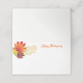Thanksgiving Naam Plaats kaart Plaatskaartje (Buitenkant ongevouwen)