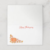 Thanksgiving Naam Plaats kaart Plaatskaartje (Buitenkant ongevouwen)