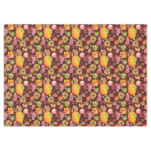 Thanksgiving Naherfst Pumpkins Sunflower op Bourgo Tafelkleed (Voorkant (Horizontaal))