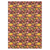 Thanksgiving Naherfst Pumpkins Sunflower op Bourgo Tafelkleed (Voorkant)