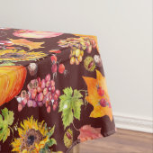 Thanksgiving Naherfst Pumpkins Sunflower op Bourgo Tafelkleed (Voorbeeld)