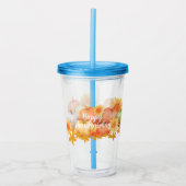Thanksgiving najaar acryl drinkbeker (Voorkant)