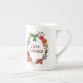 Thanksgiving najaar adem aanpassen porselein kop (Rechts)