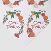 Thanksgiving najaar adem aanpassen tissuepapier (Detail)