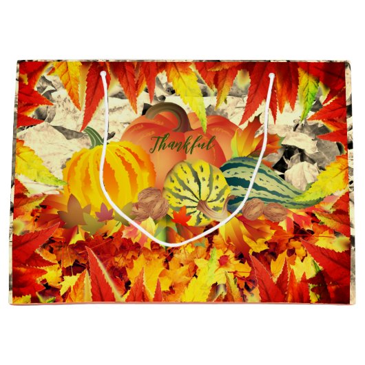 Thanksgiving najaar groot cadeauzakje (Voorkant)