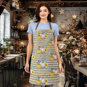 Thanksgiving najaar Herfst Pumpkin Glitter Schort