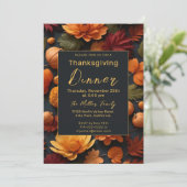 Thanksgiving najaar kaart (Staand voorkant)