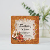 Thanksgiving najaar kaart (Staand voorkant)