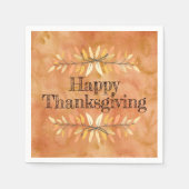 Thanksgiving najaar kleur lebrand zeegrens - aange servet (Voorkant)