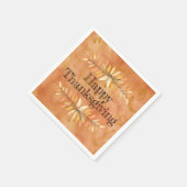 Thanksgiving najaar kleur lebrand zeegrens - aange servet (Hoek)