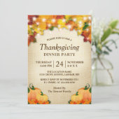 Thanksgiving najaar leveert licht kaart (Staand voorkant)