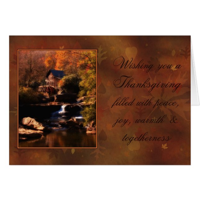 Thanksgiving najaar Mill (Voorkant Horizontaal)